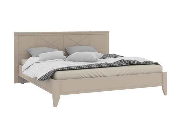 Кровать Кантри 180 х 200 180 х 200 см, Кашемир серый