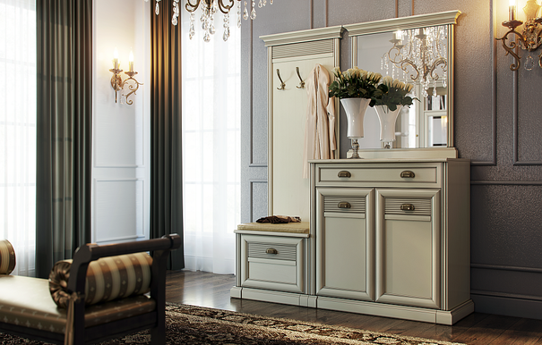 Комплект мебели для прихожей Изотта 1 (6 элементов)