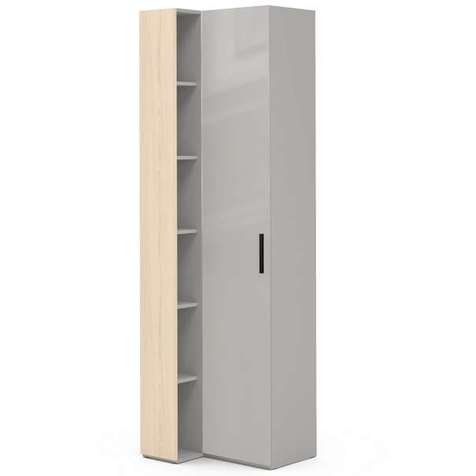 Шкаф переходный со стеллажом Chelsea серая Chelsea серая