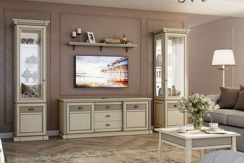 Комплект мебели для гостиной Изотта 9 (4 элемента)