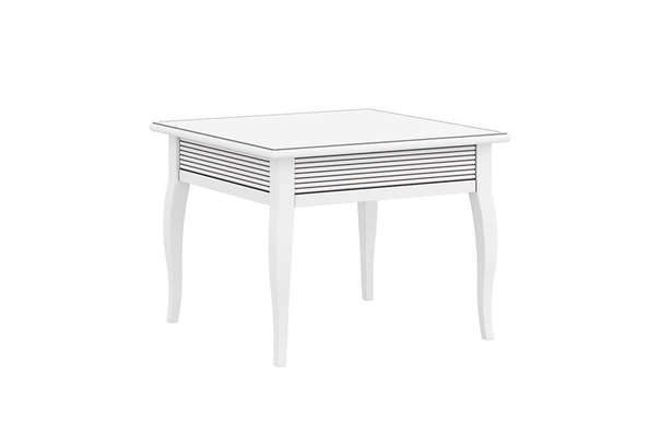 Журнальный стол Изотта Белый премиум ST24 (древесные поры) ЛДСП