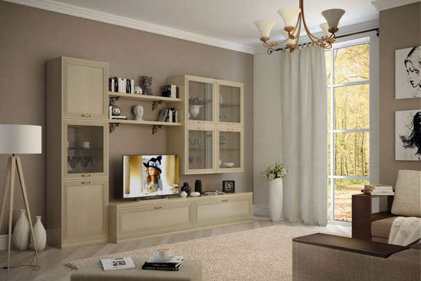 Комплект мебели для гостиной Адажио 14 (6 элементов)