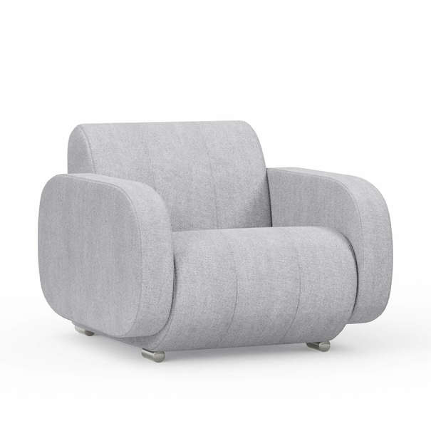 Эбер Кресло (Светло-серый, ткань Koopsi Basic-Sessiz Gri)