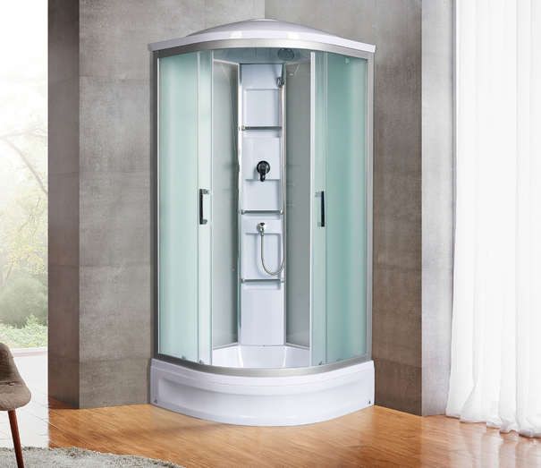 Душевая кабина River Amur 90/24 МТ стекло матовое, профиль хром матовый