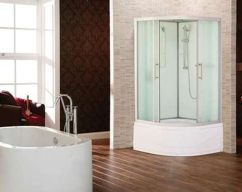 Душевая кабина Esbano Elegancia 90х90 EST-90CRB стекло матовое, профиль хром