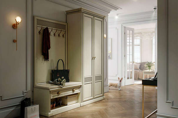 Комплект мебели для прихожей Изотта 2 (7 элементов)