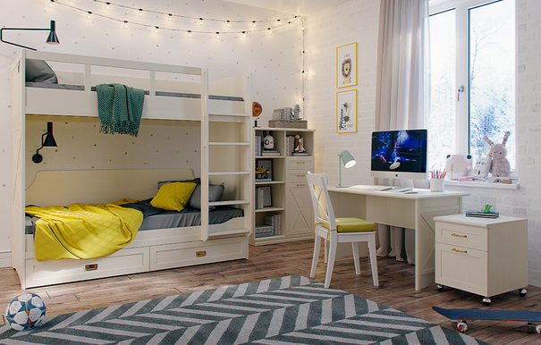 Комплект мебели для детской Кантри 11 (4 элемента)