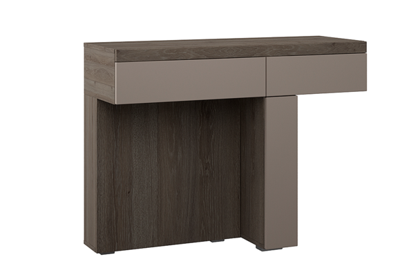 Стол Анри туалетный с выдвижными ящиками Давос Трюфель, Темный лен ЛДСП