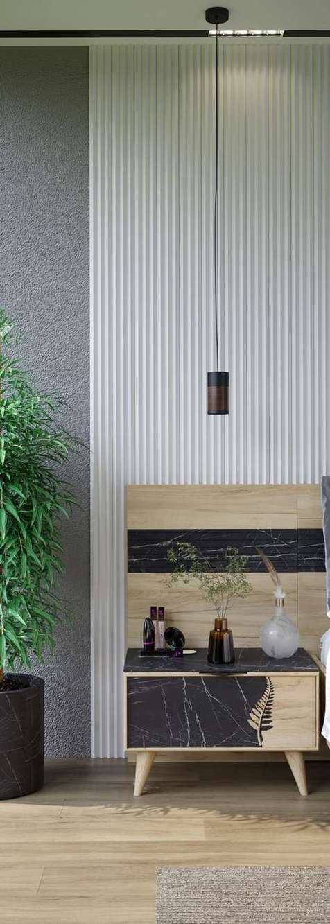 ЛД 425.050.000 "Трио" Панель стеновая (Серый шелк, Комплект 6 шт)