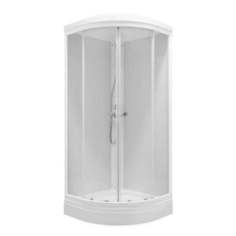 Душевая кабина Triton Ультра 80х80 Щ0000061821 стекло прозрачное, профиль белый