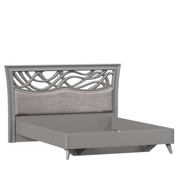 Джулия Кровать двуспальная 1600 без основания (Оникс Серый)