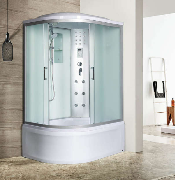 Душевая кабина River Dunay 110/80/44 MT R  стекло матовое, профиль хром матовый