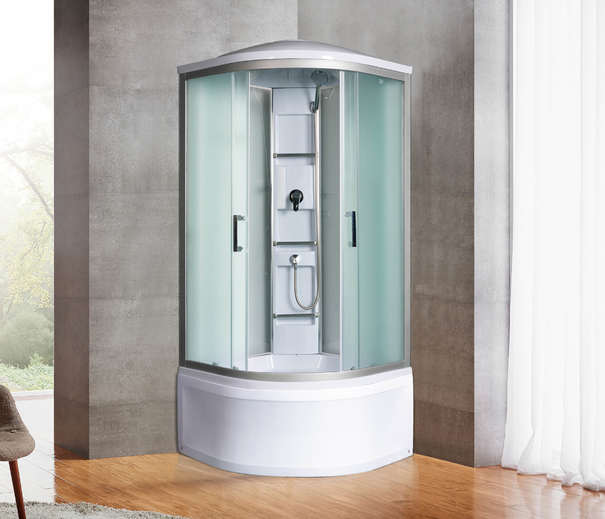 Душевая кабина River Amur 90/44 МТ стекло матовое, профиль хром матовый