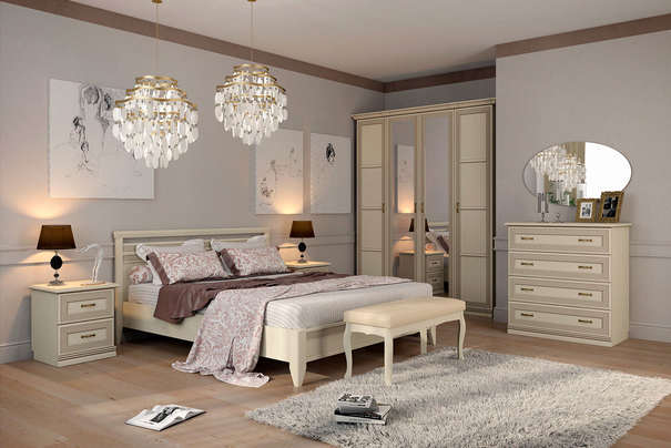 Спальный гарнитур Адажио 4 (11 элементов)