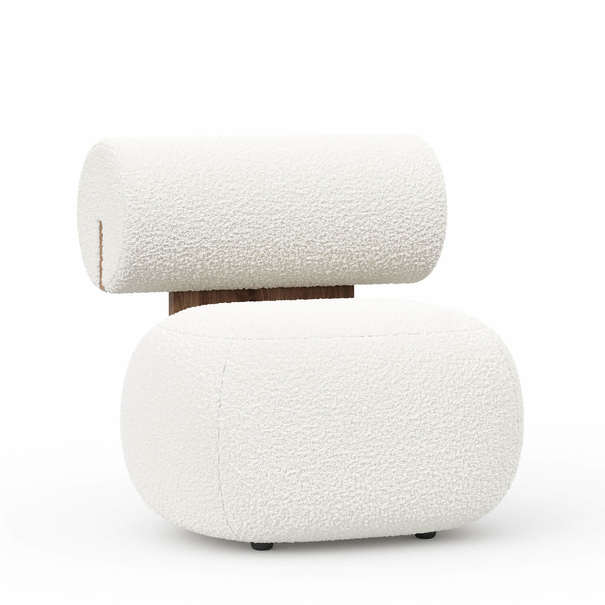 Осло Кресло (Дуб Кастелло/Молочный, ткань Romeo 02)