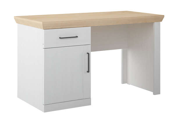 Письменный стол Магнум с ящиком (правый) Блан шене ЛДСП