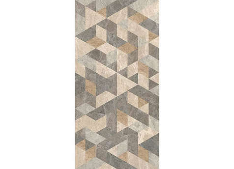 Керамогранит Vitra K951329LPR Marmostone Декор Микс Гео 60x120