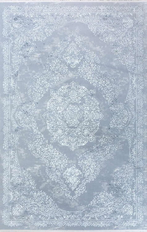 Турецкий ковер из полипропилена «FLORA LUX» 2956A-LGREY-GREY